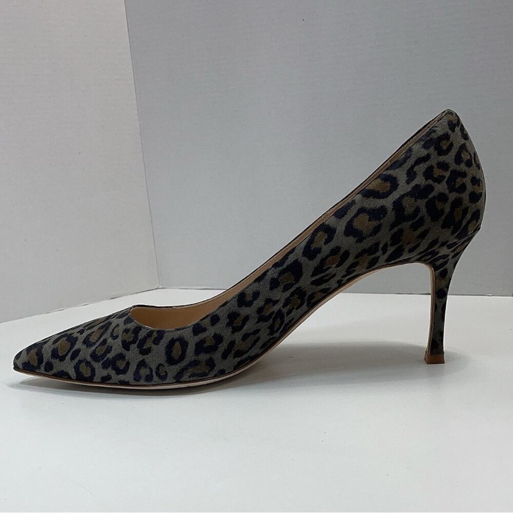 Manolo Blahnik Leopard Print Heels